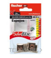 502694-KIT DE FIXATION POUR MIROIR SANS CADRE (1 SAC)-FISCHER (UD)