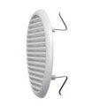9501-006-01-GRILLE RONDE DIAMÈTRE 140 AVEC RESSORT + MOUSTIQUAIRE BLANCHE-VECAMCO ()