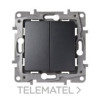 665402-NILOÉ DOUBLE INTERRUPTEUR 1P 10A ANTHRACITE-LEGRAND (UD)