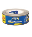 507609-AMERICAN ADHESIVE TAPE TACKCEYS 50mm SILVER 50m (ROLL)-CEYS (UD)