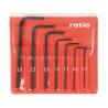 Jeu de 7 clés Allen (0,7-3 mm) PRECIS.RATI5184H7 (1)