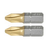 Embouts 25 mm en titane Phillips n° 3, lot de 26402H3 (1)