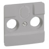 665367-ADAPTATEUR AVANT NILOÉ TV 2-3 TROUS ALUMINIUM-LEGRAND (UD)