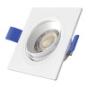 DOW-346-DOWNLIGHT MINI 7W CARRÉ RÉGLABLE 360° 38° BLANC 4000K-ATMOSS (UD)